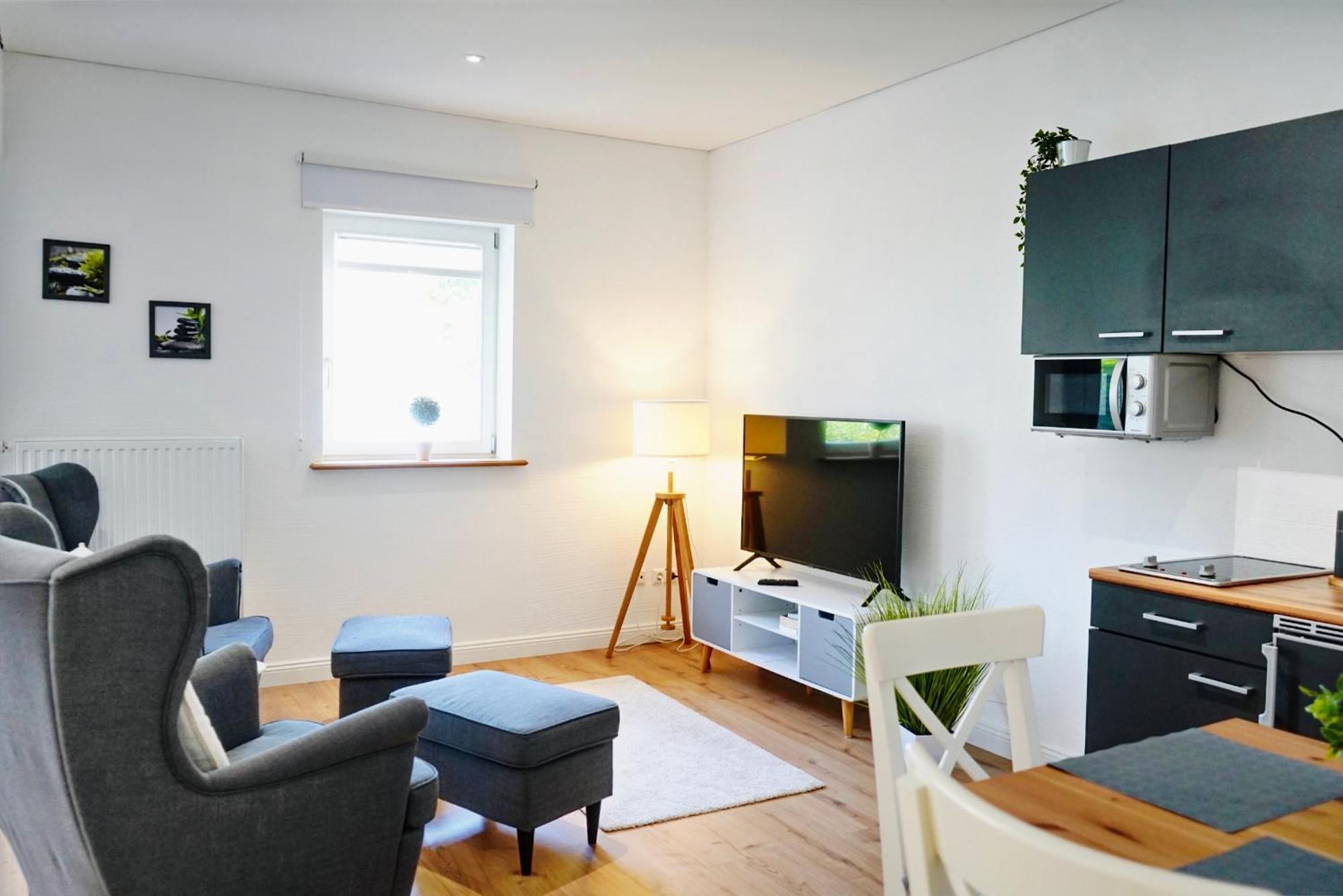Altstadt Apartment II - Terrasse- Waschmaschine- Parkplatz Wolfsbourg Extérieur photo